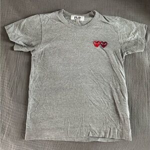 Comme des Garcons PLAY heart patch t-shirt